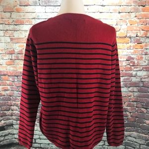 Lauren Ralph Lauren Sweaters - Ralph Lauren Red Navy Striped Sweater 1X Lauren Ralph Lauren Sweaters - Ralph Lauren Red Navy Striped Sweater 1X